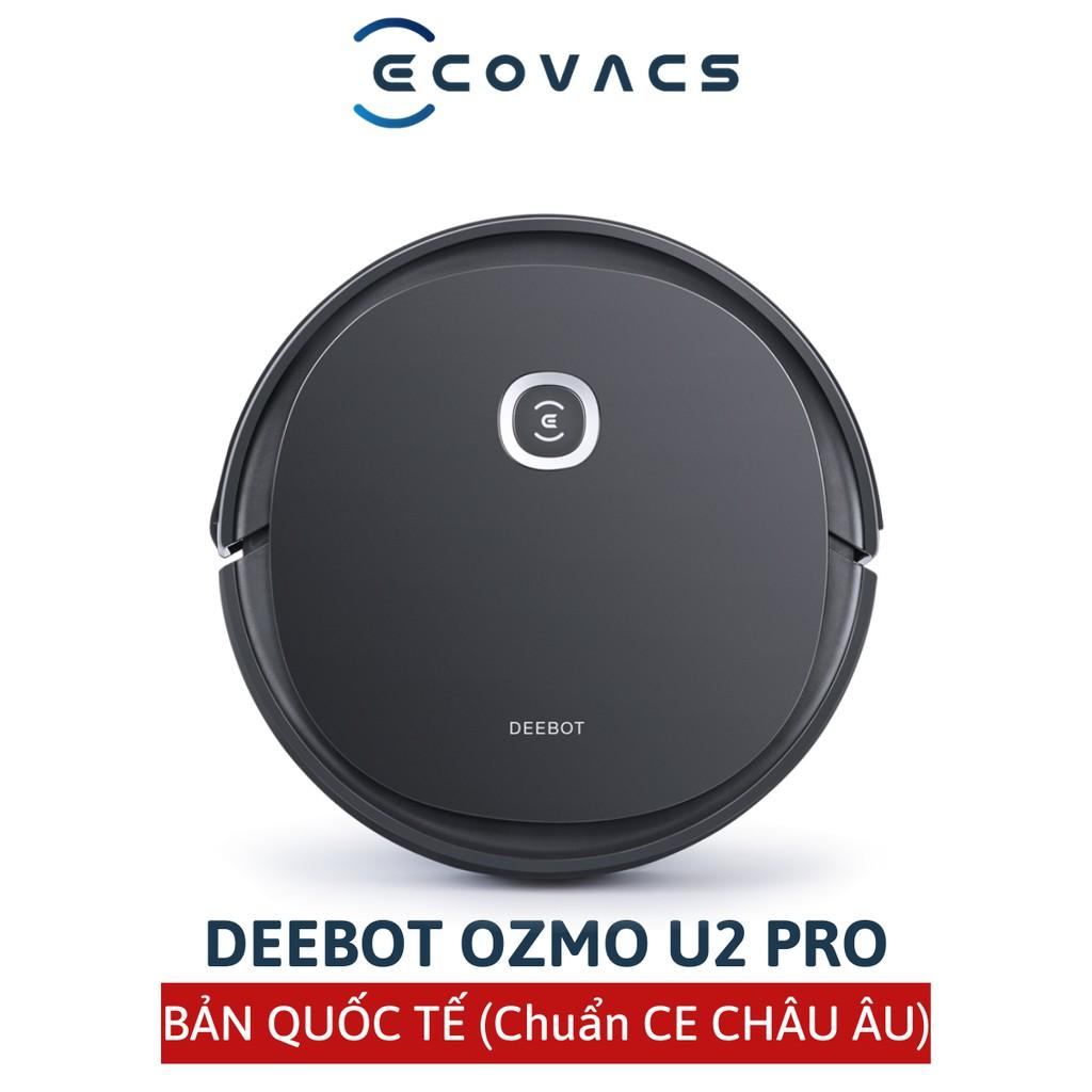 Robot hút bụi lau nhà thông minh Ecovacs Deebot OZMO U2 Pro - Hàng chính hãng, Bản quốc tế