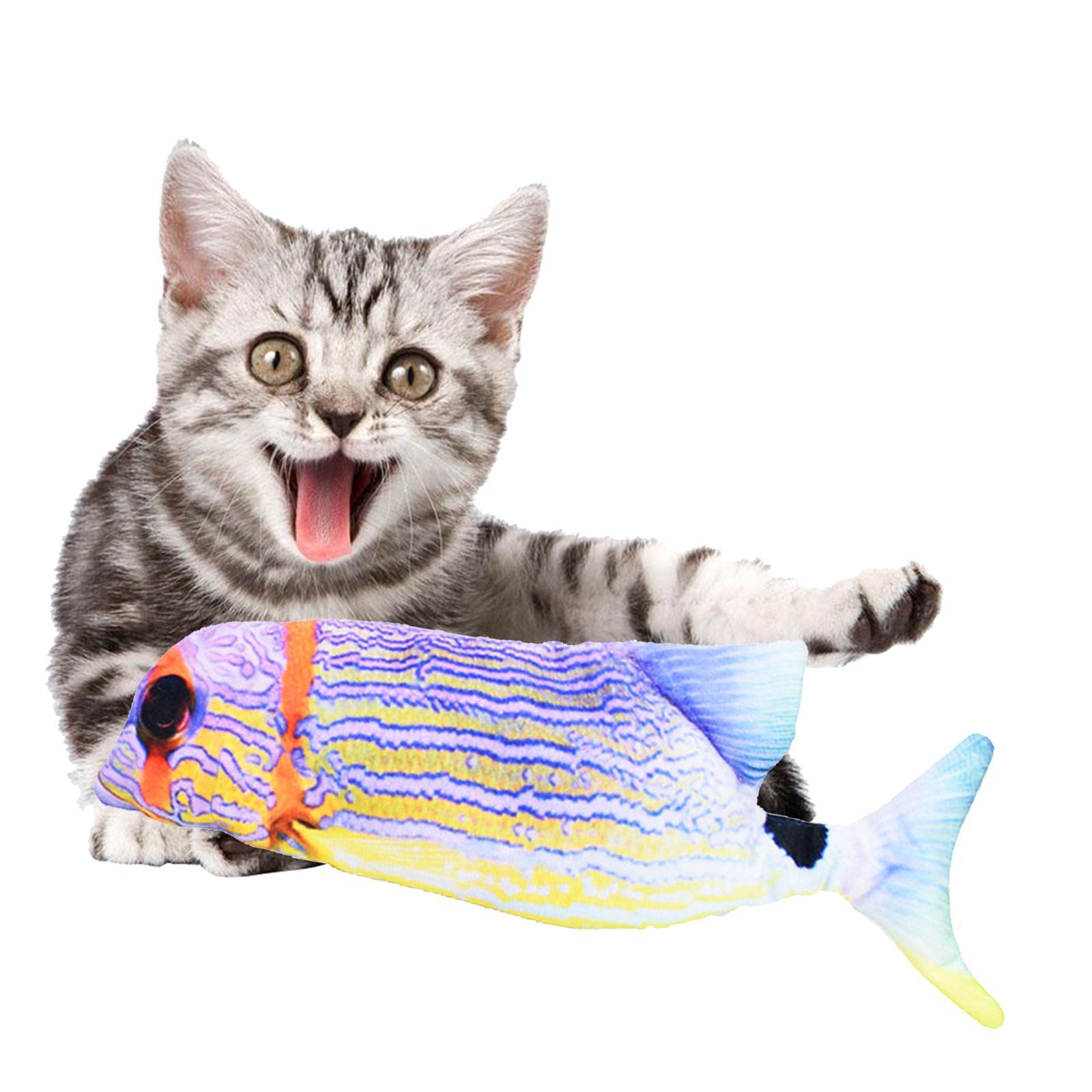 Moving Fish Toys Realistic Plush Electric Wagging Toy