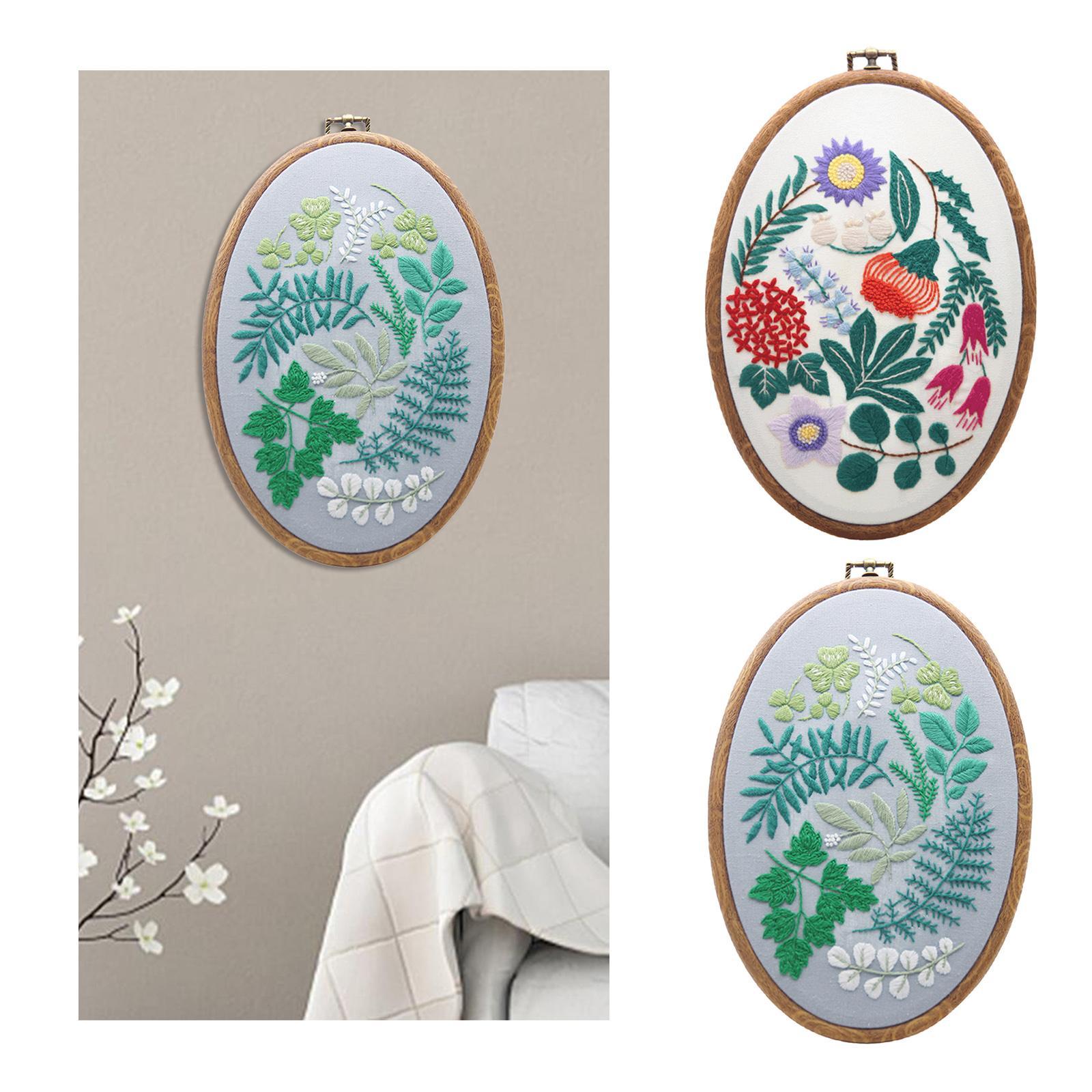 Handmade Cross Stitch Kit DIY Embroidery Sewing Tools Starter For Beginners