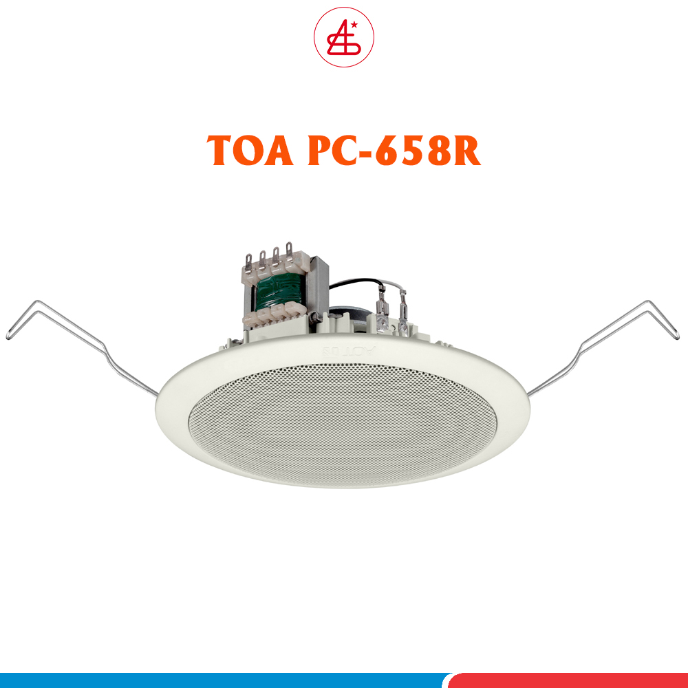 Loa TOA PC-658R âm trần, loa gắn trần 6w, loa âm trần toa, loa gắn trần, hàng chính hãng