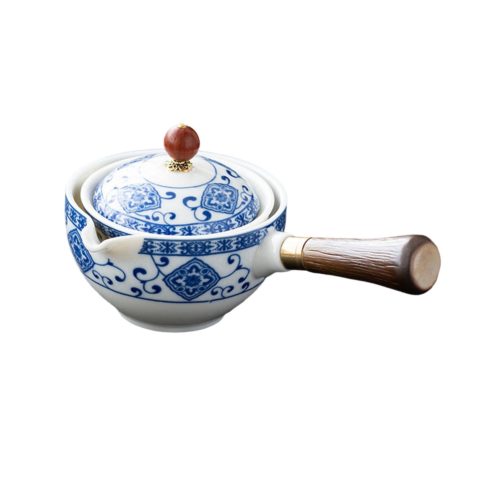 Side Handle Tea Maker Ceramic Teapot kettle for Travel