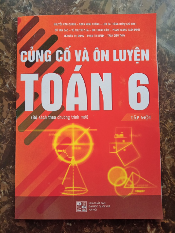Sách – Củng cố và ôn luyện Toán 6 Tập 1
