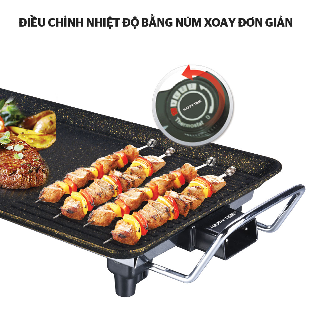 Bếp Nướng Điện Happy Time Sunhouse HTD4606 (1500W) - Hàng chính hãng