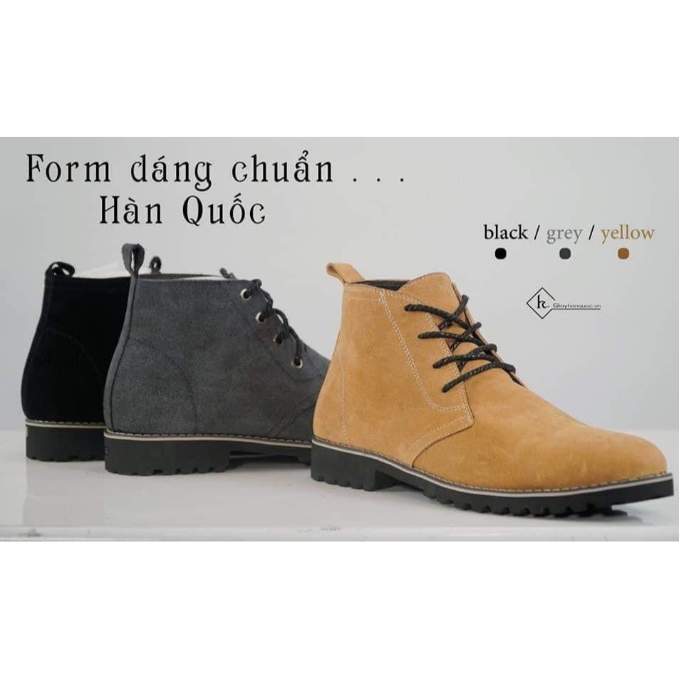 Chukka da lộn siêu rẻ siêu chất tặng tất + lót tăng chiều cao