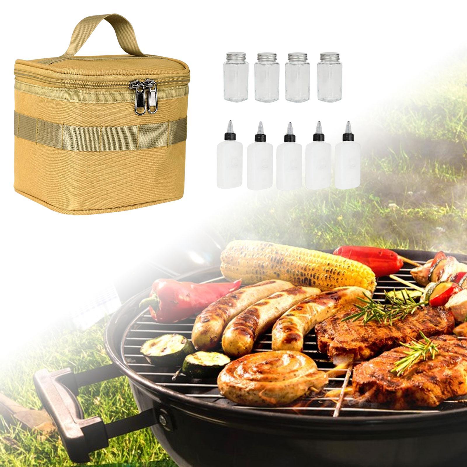 Camping Spice Jars Oil Bottle Bottle for Picnic Travel