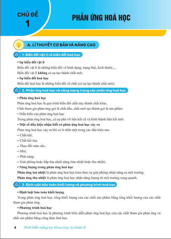Sách - Phát Triển Năng Lực Khoa Học Tự Nhiên 8 - Dùng chung cho các bộ sách giáo khoa hiện hành - ndbooks
