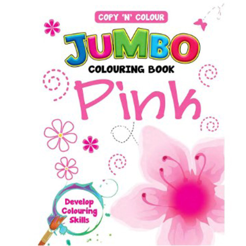 Jumbo Colouring Book: Pink