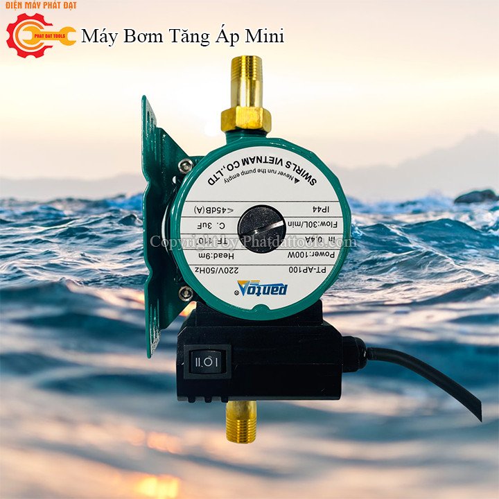 Máy Bơm Tăng Áp Mini SWIRLS PT-AP100