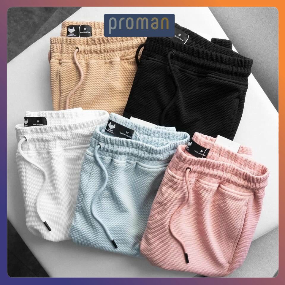 Quần Đùi Nam Thể Thao mặc nhà quần short thể thao nam vải Xốp Thái thun mềm mịn, thấm hút mồ hôi tốt - PROMAN