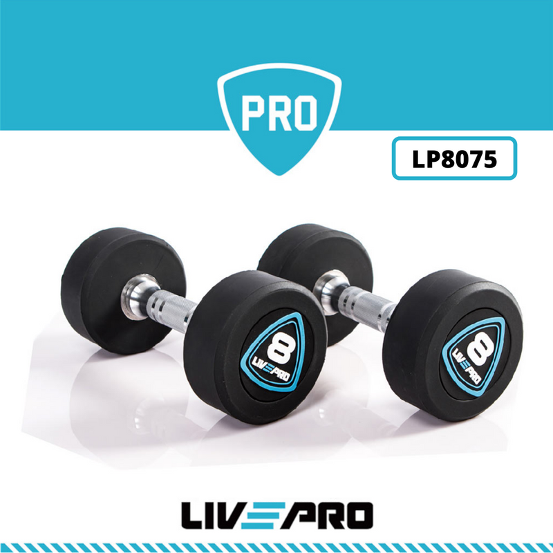 Tạ tay, tạ đơn tập gym thể hình cao cấp Studio Các Loại 10KG x2 Livepro Chính Hãng STUDIO DUMBBELL