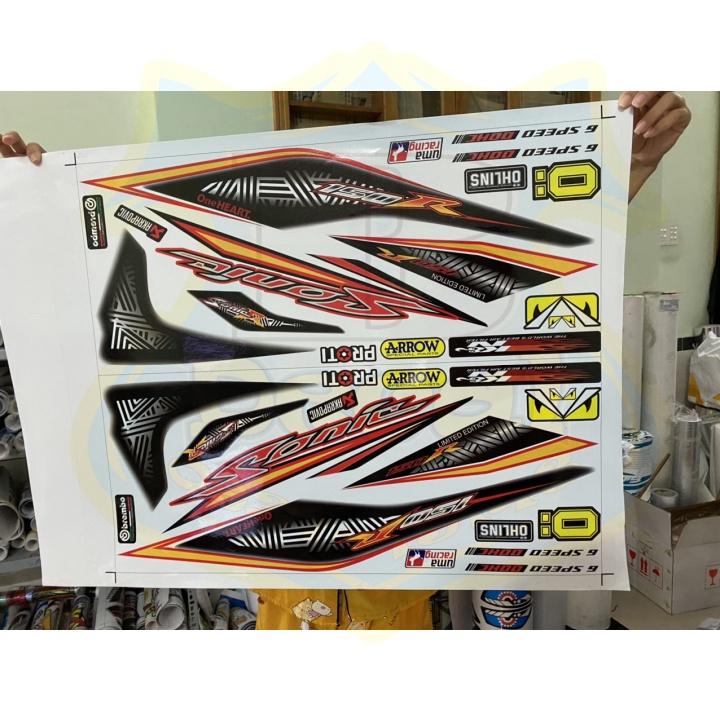 Tem rời sonic 150 trắng