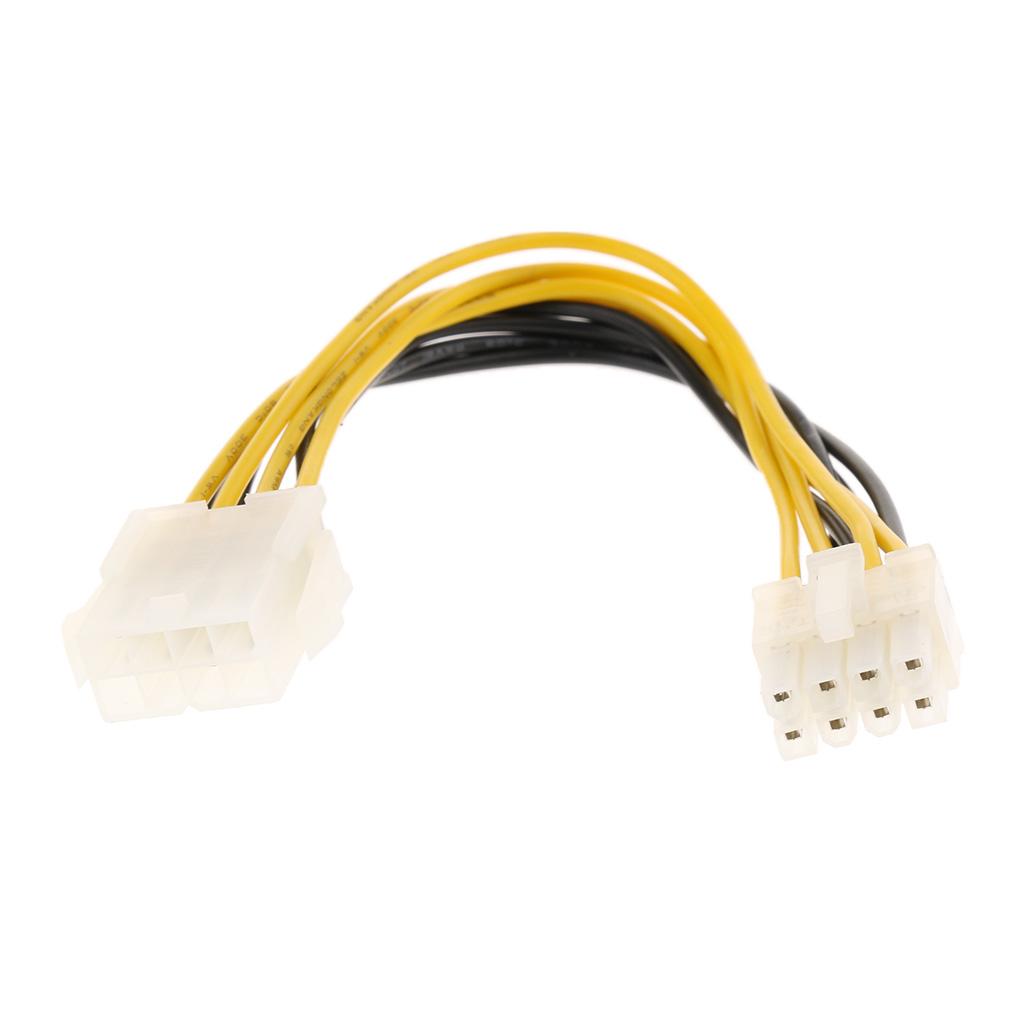 Computer 8 Pins Motherboard ATX Power Supply Extension Cable Male to Female
