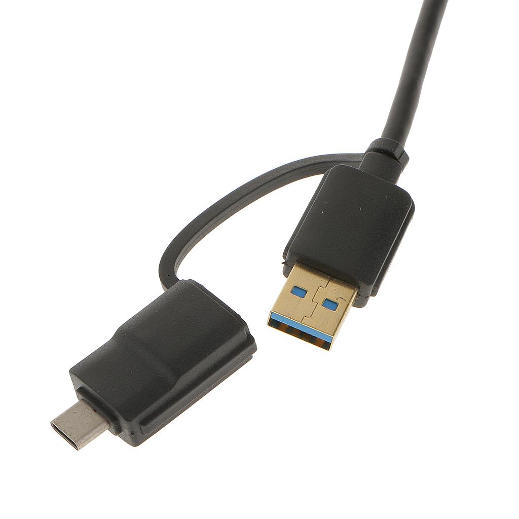 Type C to USB 3.0 4 Port HUB Adapter Fast Speed for Macbook Android Google