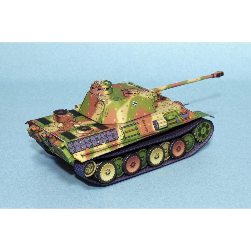 Mô hình giấy ce tank Panther Ausf. G tỉ lệ 1/72