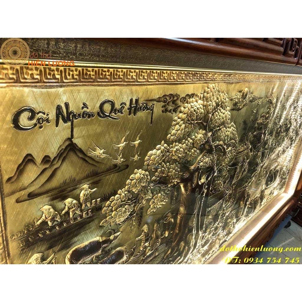 Tranh Đồng "Cội Nguồn Quê Hương"