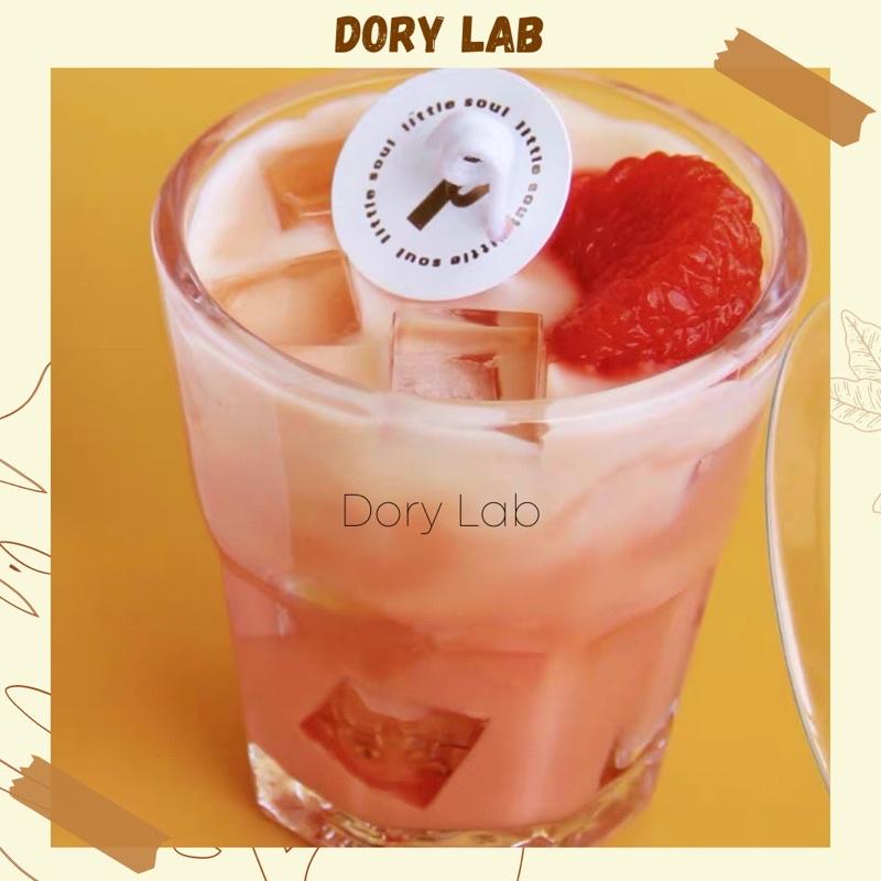 Nến Thơm Ly Trà Sữa Thạch Jelly Trái Cây, Phụ Kiện Decor - Dory Lab