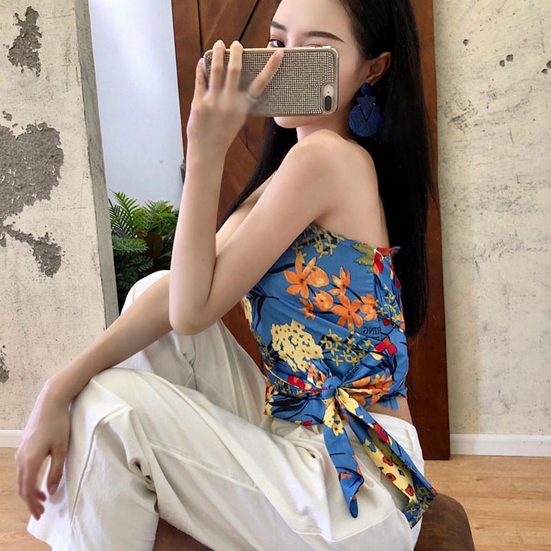 Áo Ống Hoạ Tiết In Thiết Kế Ôm Sát Tôn Dáng