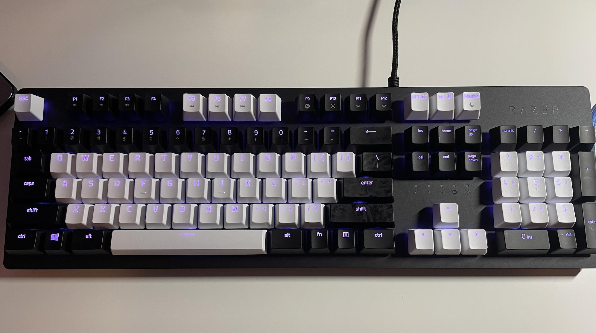 Bộ nút bấm Razer PBT Keycap Upgrade Set - Hàng chính hãng