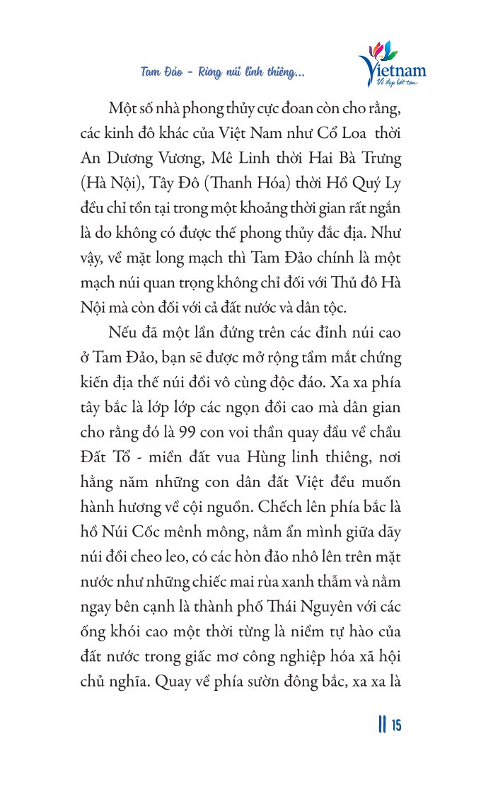 Tam Đảo đất thiêng miền du lịch - bản in 2024