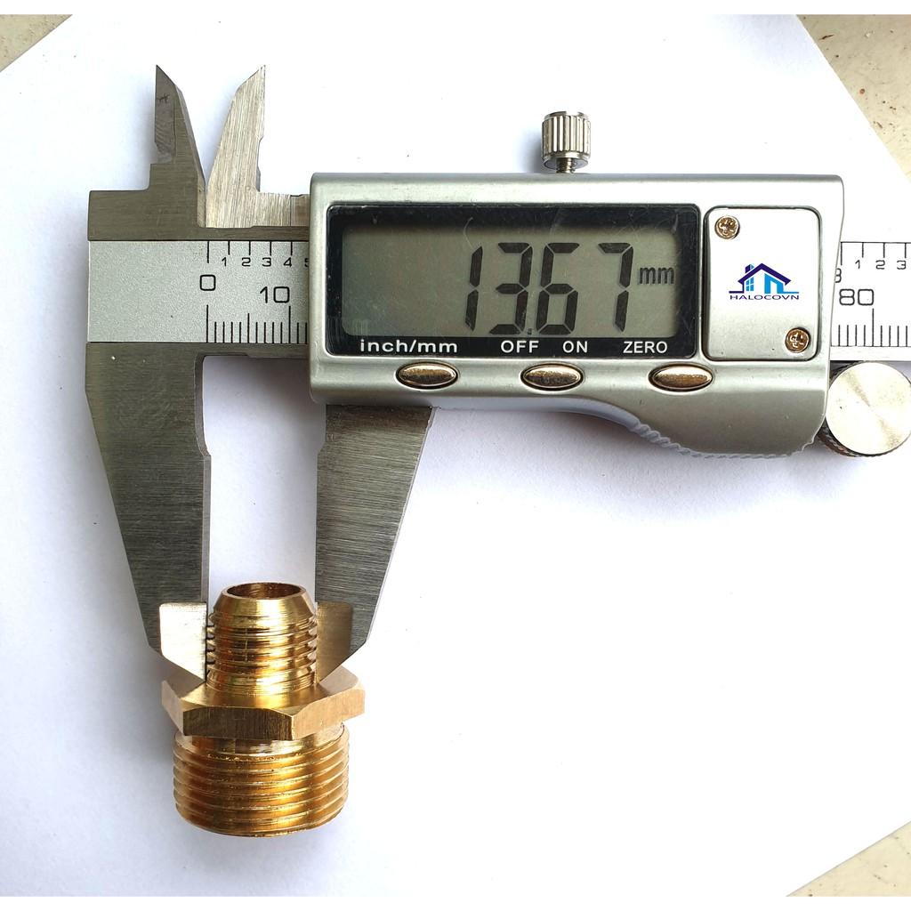 Kép đồng chuyển ren 22 sang 13 dây máy rửa xe