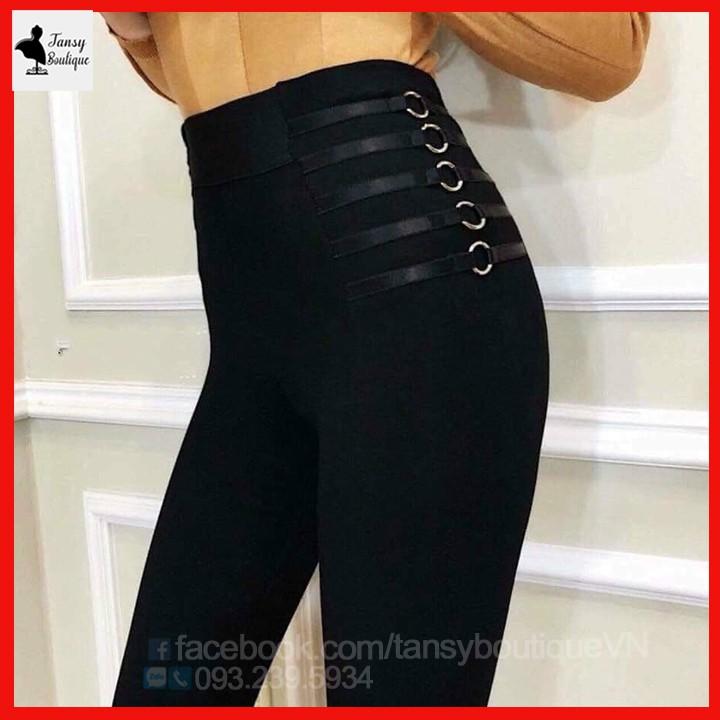 Quần legging cạp cao gen bụng nâng mông tông dáng