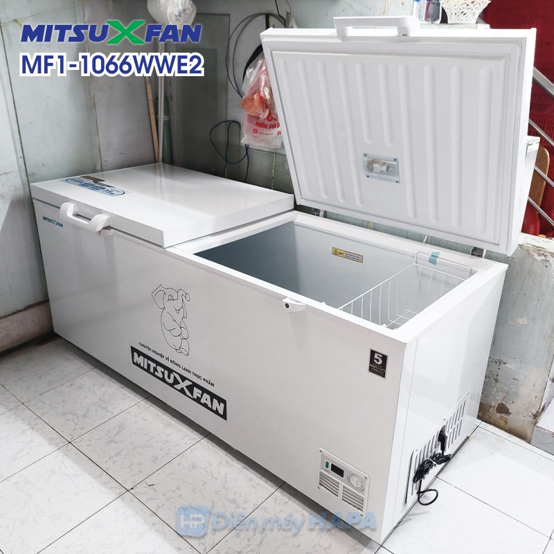 Tủ Đông Cao Cấp MITSUXFAN MF1-1266WWEI Inverter 1300 Lít, 01 Ngăn, Tủ Cấp Đông Tiêu Chuẩn Châu Âu - Hàng Chính Hãng