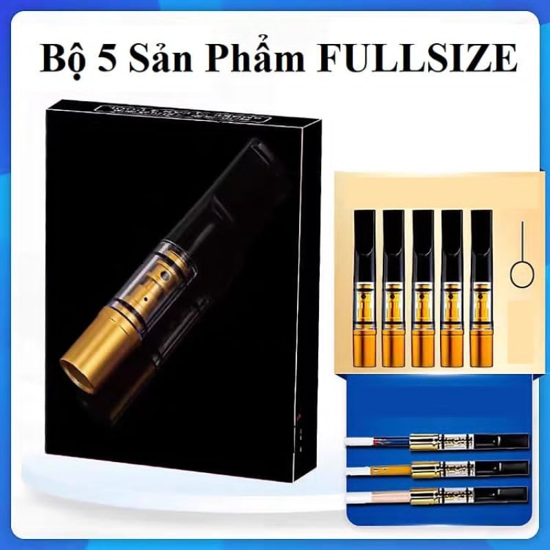 Đầu Lọc Thuốc Hộp ComBo 5 Chiếc, Sử Dụng Đa Năng FULLSIZE Cả 5 Đều Dùng Được Đầu Lớn &amp; Vừa &amp; Nhỏ , Tái Sử Dụng Nhiều Lần, Đầu lọc hút thuốc, đầu lọc hút thuốc lá, đầu lọc khói thuốc