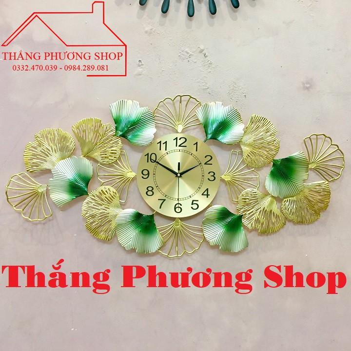 Đồng Hồ Treo Tường Hình Lá Sen TP-001G