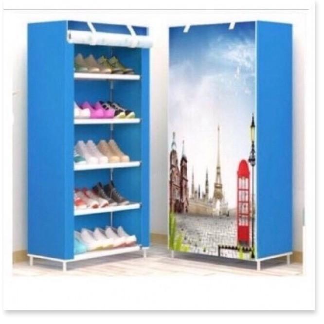 Tủ giày vải 3D 5 tầng