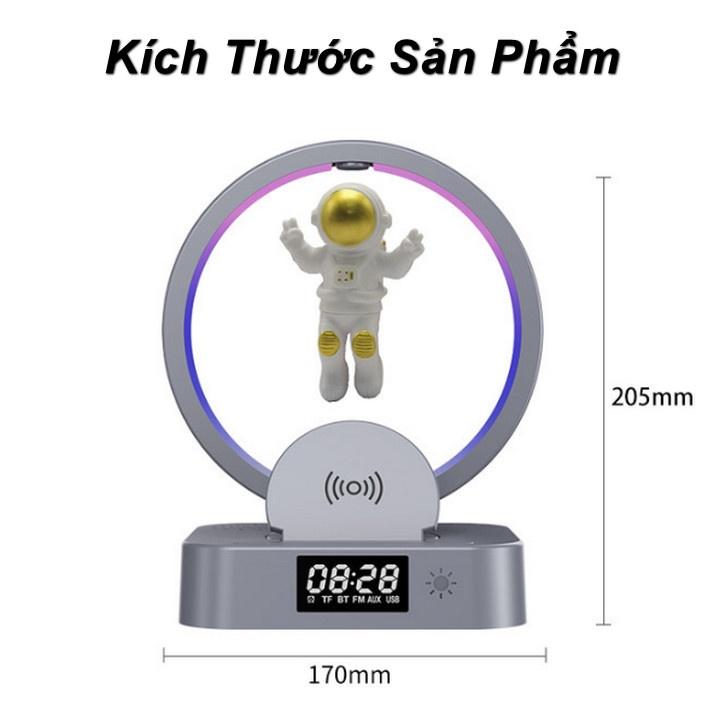 Đèn Ngủ Dock Sạc không Dây Đồng hồ báo thức Phi Hành Gia Công Nghệ 4in1 Astronaut Man ️ FREESHIP ️