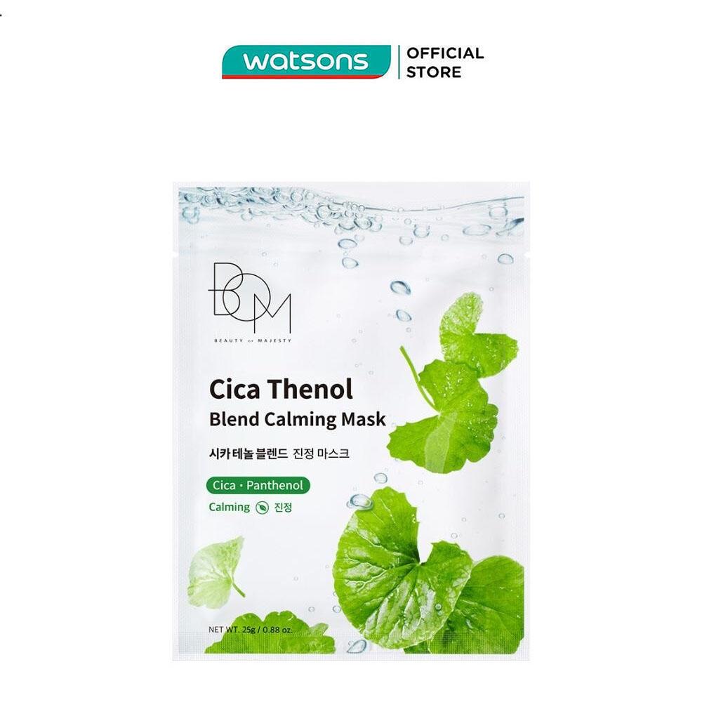 Mặt Nạ BOM Dưỡng Ẩm &amp; Dịu Da Cica Thenol Blend Calming Mask 25g