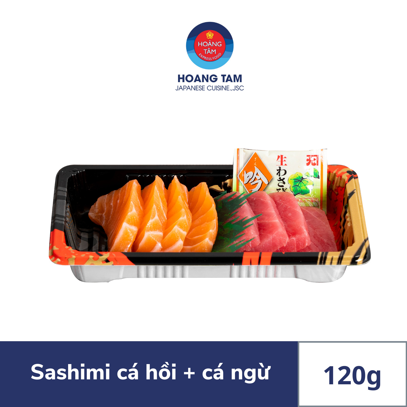 Sashimi cá hồi - cá ngừ