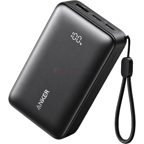 Sạc dự phòng Anker Zolo Power Bank 1USB 2Type-C 30W 10000mAh A110J  - Hàng chính hãng