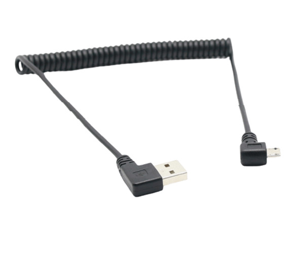 Dây cáp USB to Micro USB dạng lò xo xoắn