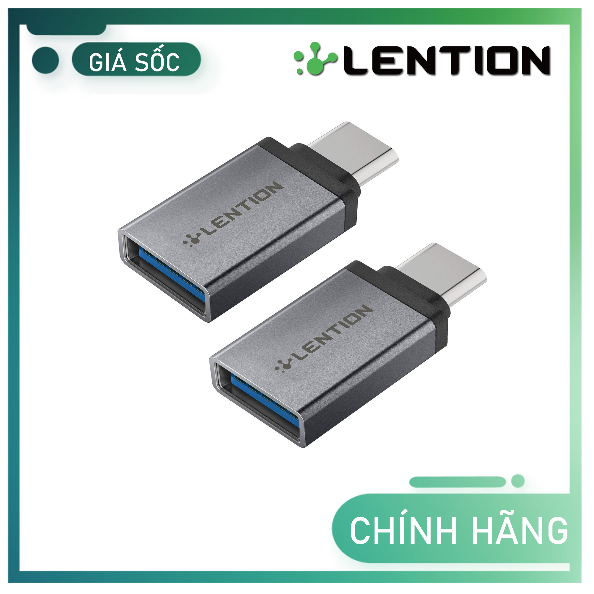 Đầu chuyển đổi USB-C sang USB-A 3.0  Hàng Chính Hãng