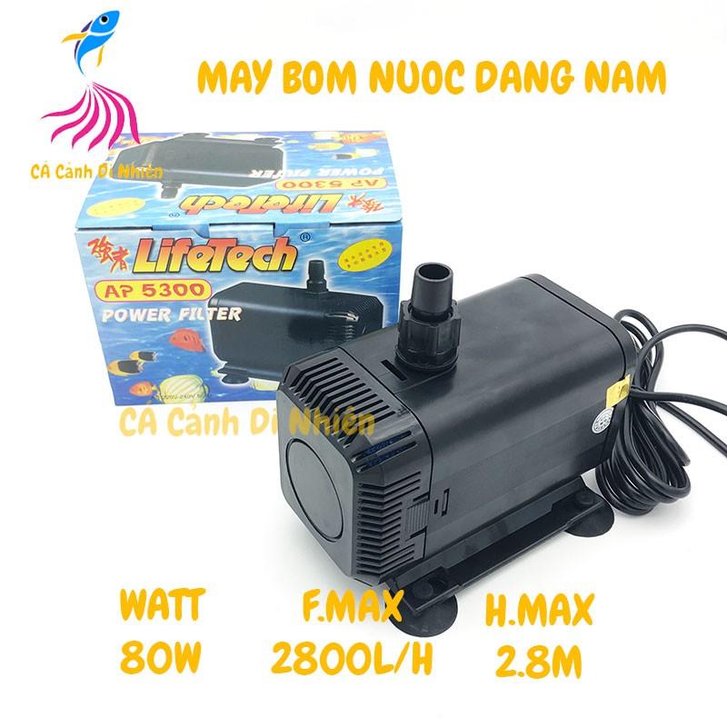 Máy bơm nước hồ cá dạng nằm AP5300 Lifetech AP 5300 - Bơm Chìm bể cá AP5300