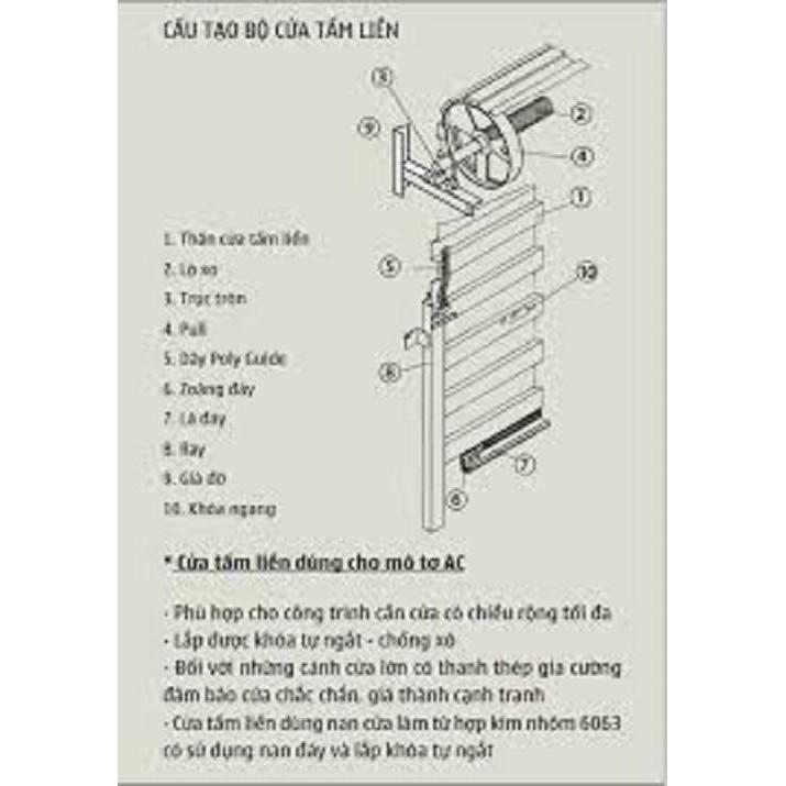 CẶP GIÁ ĐỠ CHỮ T CỬA CUỐN CHO CỬA TẤM LIỀN VÀ CỬA CƠ HÀNG AUSTDOOR