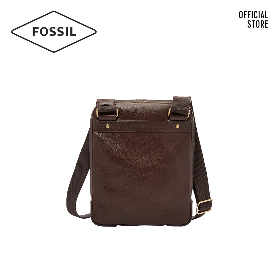 Túi đeo chéo nam thời trang Fossil Haskell Courier MBG9396201 - màu nâu