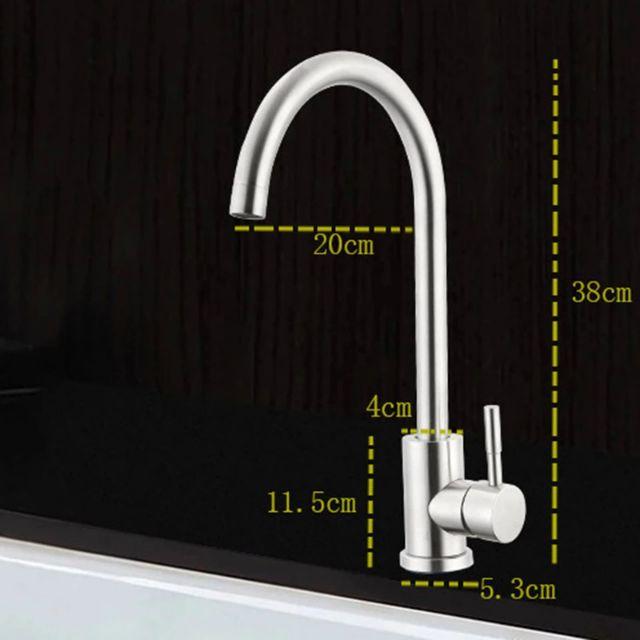 Vòi Rửa Bát Nóng Lạnh Inox 304