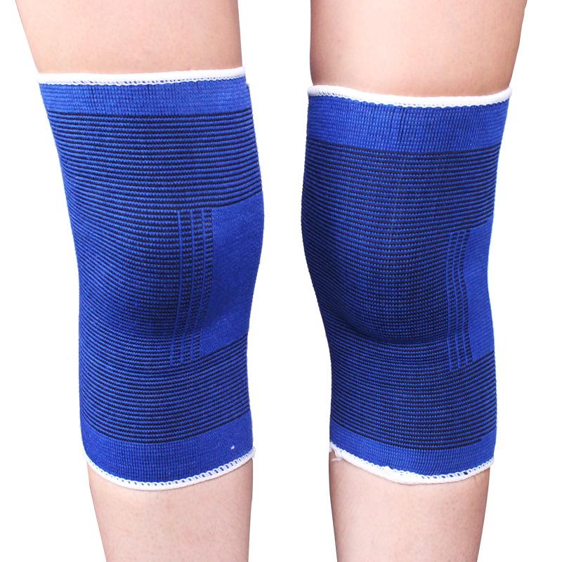 Silicon không trượt đầu gối nẹp dây đeo bằng xương bằng xương chậu hỗ trợ trung gian bảo vệ nén thể thao đệm đầu gối chạy bóng rổ Color: A-Red Size: XL