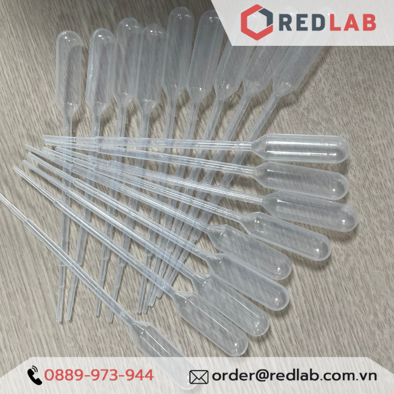 Combo 10 ống, 20, 50 ống Pipet paster nhựa 1ml - ống hút nhỏ giọt có chia vạch