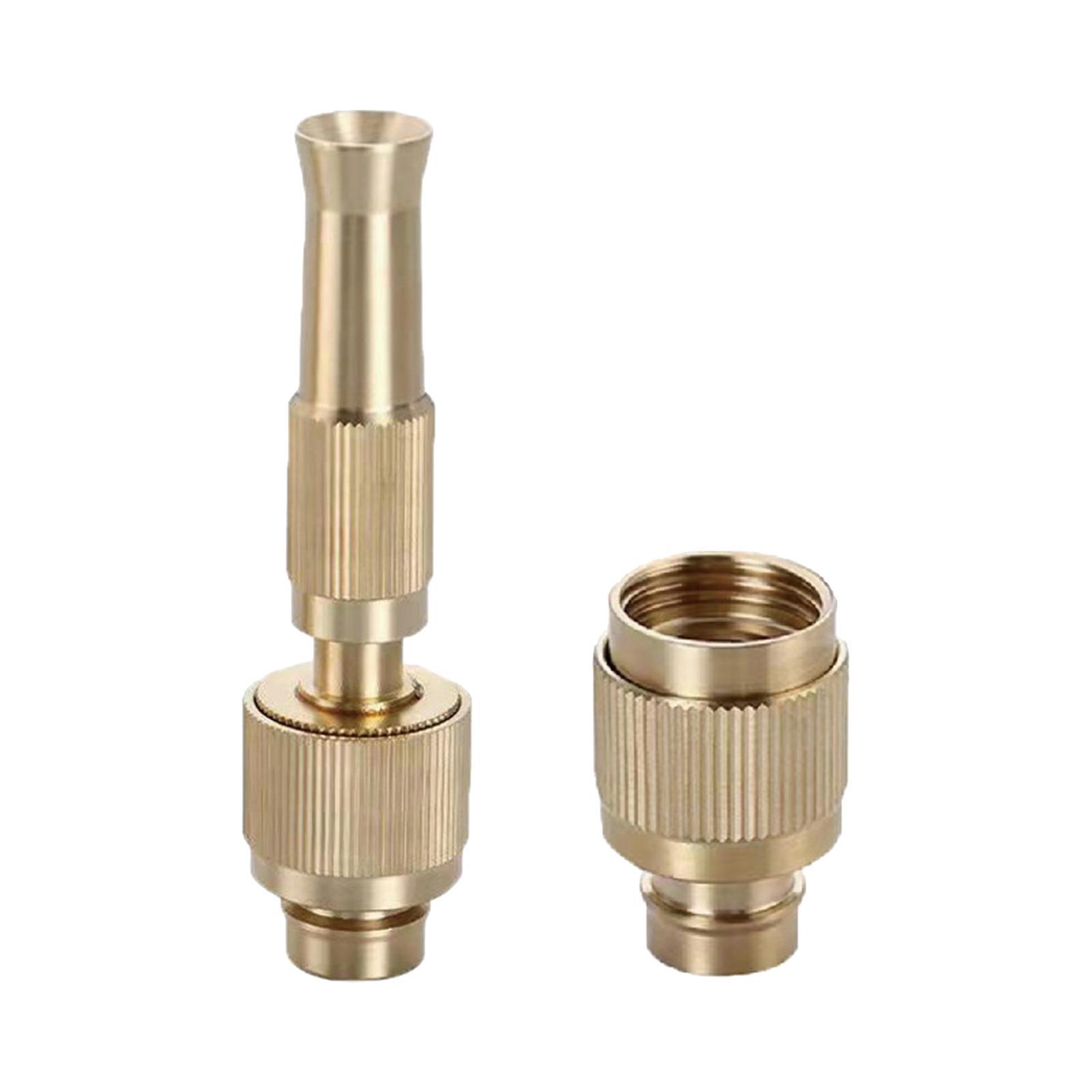 Brass Spray Nozzle, Pressure Washer Nozzle, Multifunctional Brass Water Hose Nozzle for Car Washing
