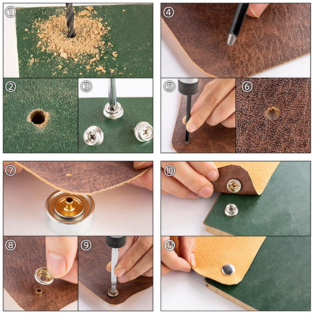 150 Boat Marine Canvas Snap Cover Button Fastener Socket Kit Stainless Steel