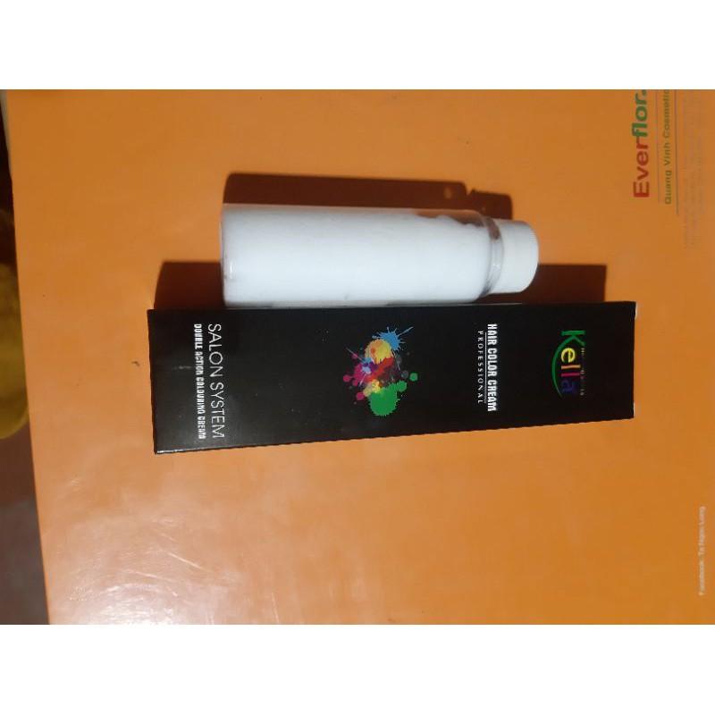 Combo nhuộm xanh rêu kèm oxi trợ dưỡng và găng tay