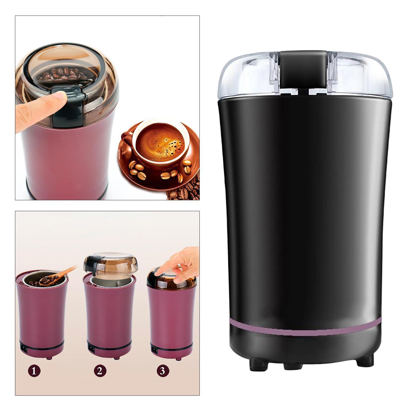 Small Electric Coffee Grinder -button Operation Easy to Clean