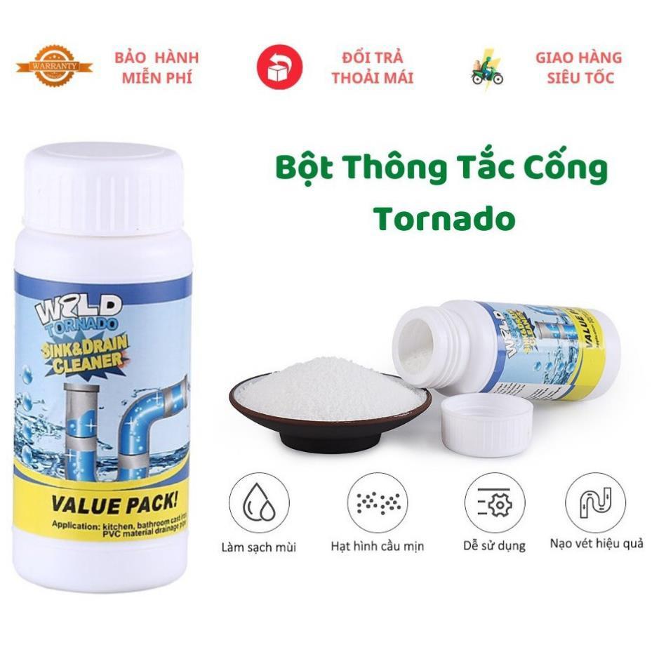 Bột Thông Tắc Cống, Thông Tắc Bồn Cầu Torado, Thông Tắc Mọi Loại Tắc Khó Sử Lý, Xử Lý Triệt Để Cặn Bã Chất Thải Hữu Cơ