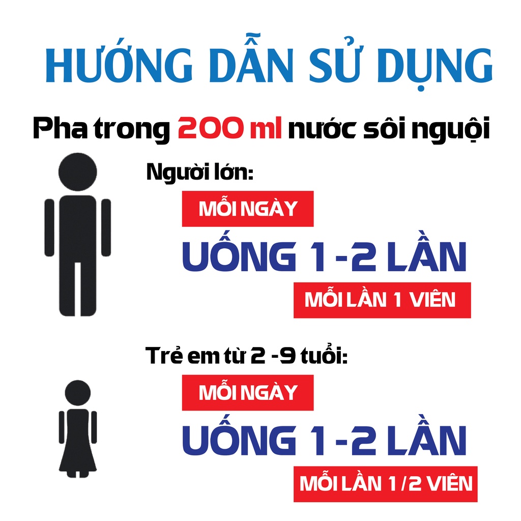 Viên sủi Multi Fran hương vị cam Hadiphar