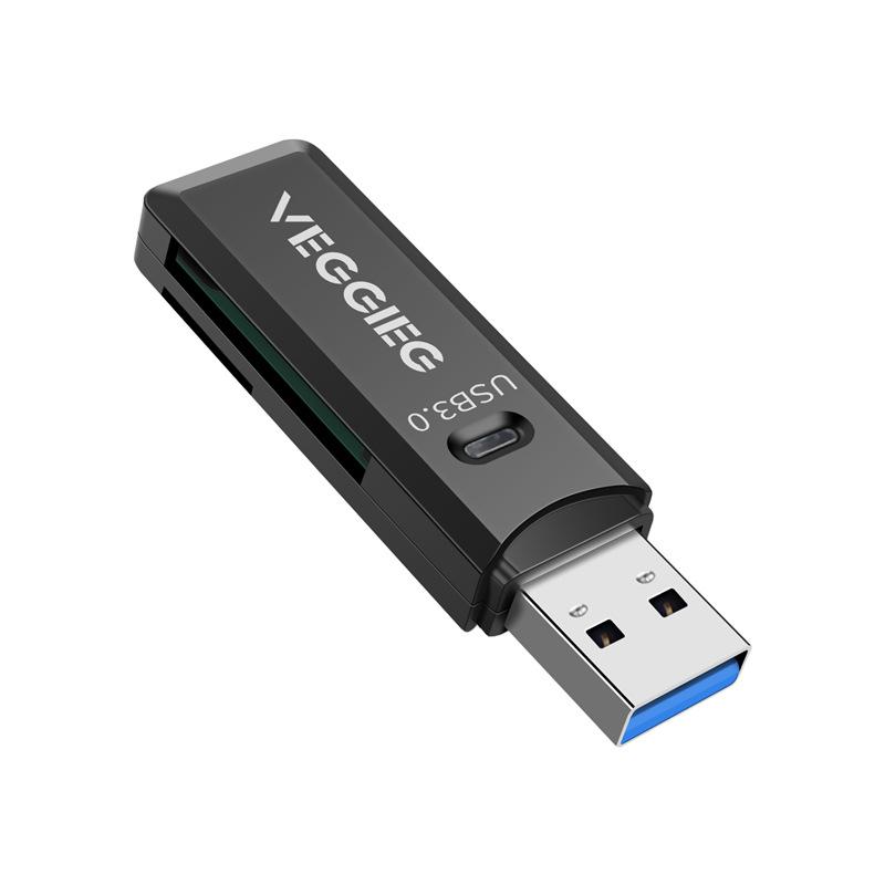 Đảm bảo chất lượng Đầu đọc thẻ Weige USB3.0 Đầu đọc thẻ đa năng SD + TF hai trong một Đầu đọc thẻ đa năng TF tốc độ cao 2.0