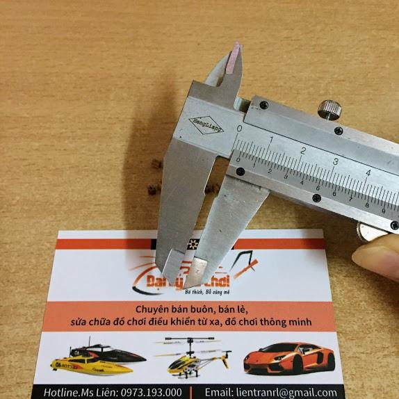 Bánh răng đồng 7 răng lỗ trục 1mm nối trục động cơ