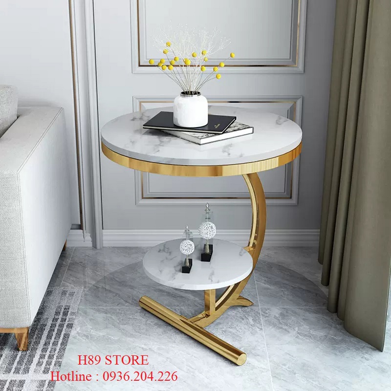 Bàn sofa, bàn trà, bàn cà phê sang trọng có thể ngồi ban công decor phòng khách gia đình